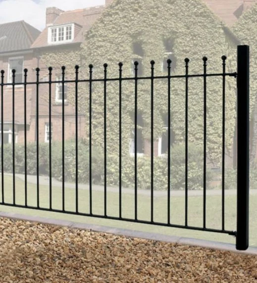 Begonia Ball Top Metal Fence Panels 